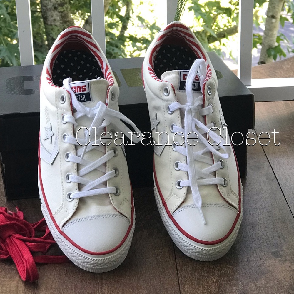 NWT CONVERSE STAR PLAYER White&SKATE M AUTHENTIC - Picture 5 of 7